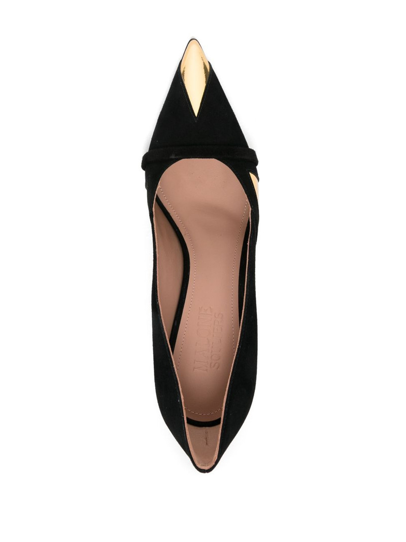 100mm contrasting-panel pumps 4