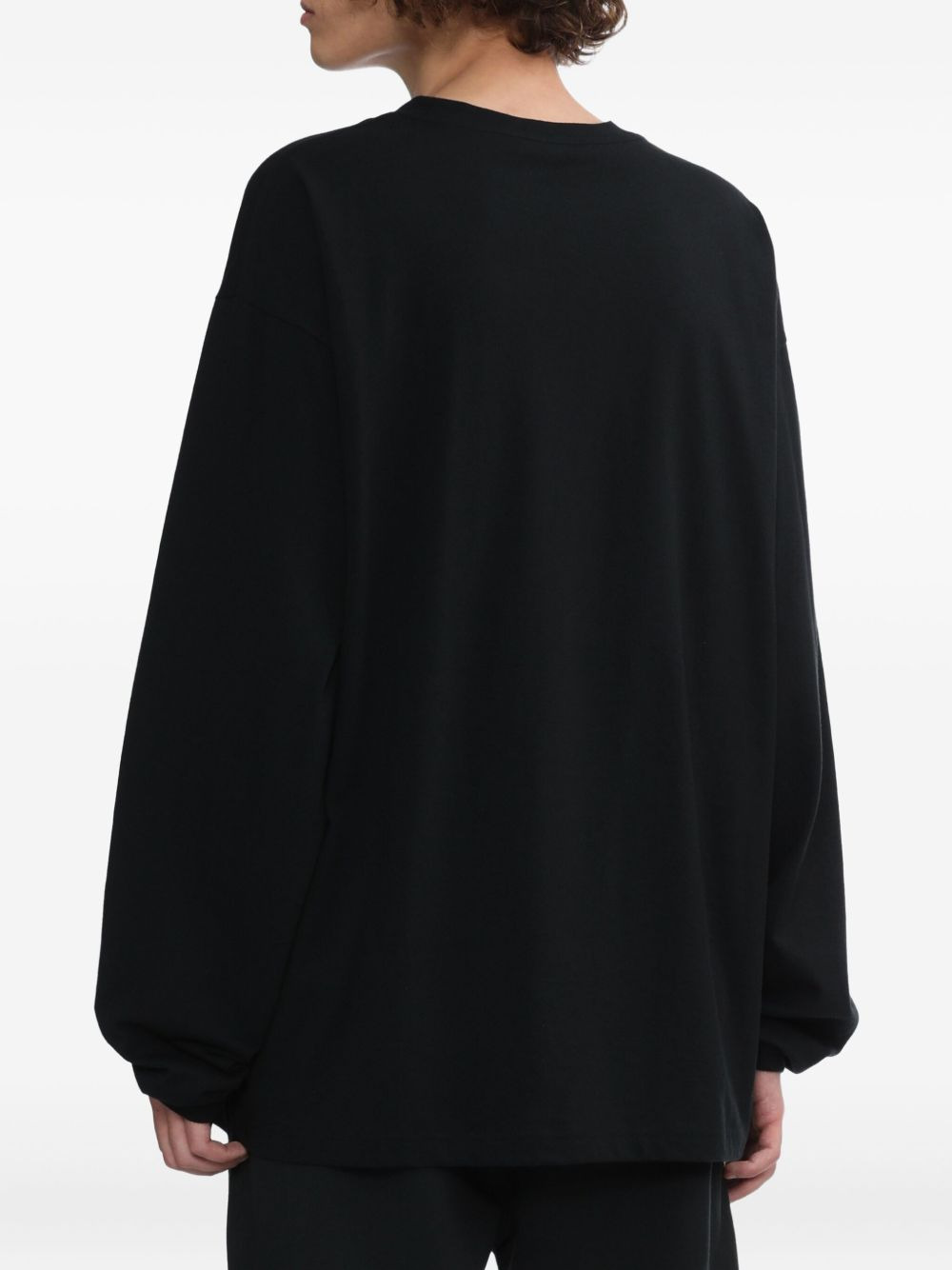 logo-print long-sleeve T-shirt - 4