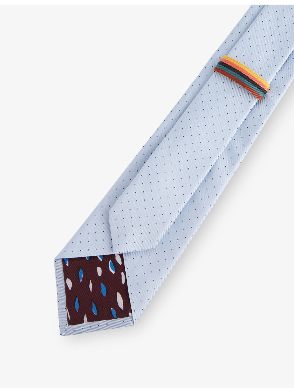 Polka-Dot Wide-Blade Silk Tie - 4