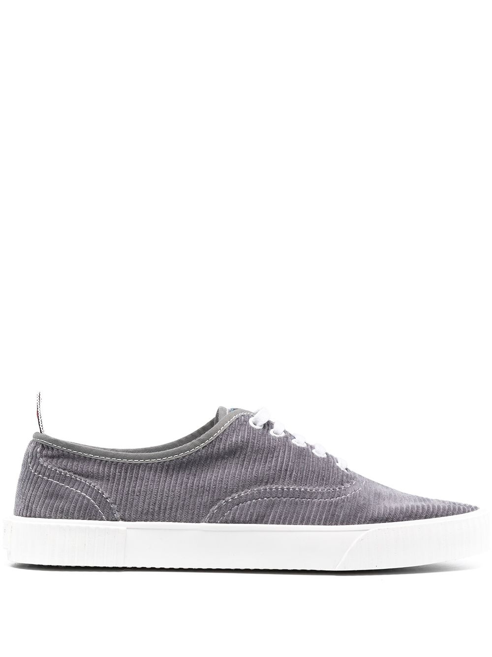 low-top corduroy sneakers - 1