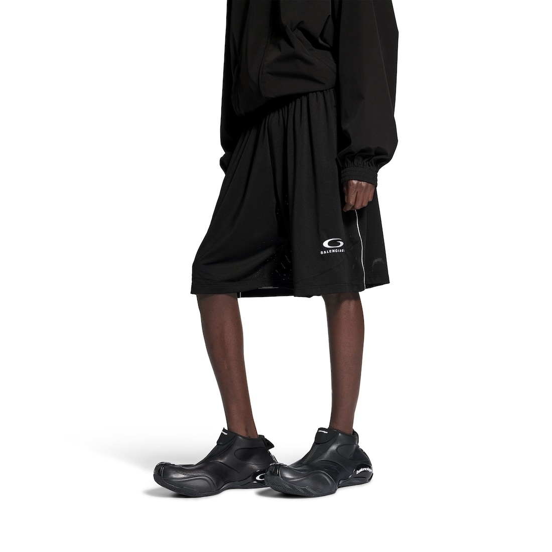 Men's Balenciaga I Automobili Lamborghini Baggy Shorts in Black - 5