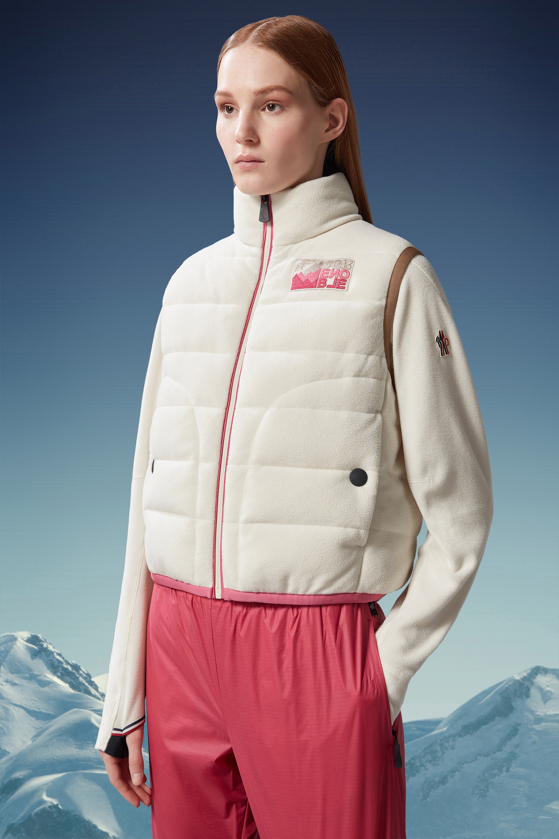 Fleece Down Vest - 3