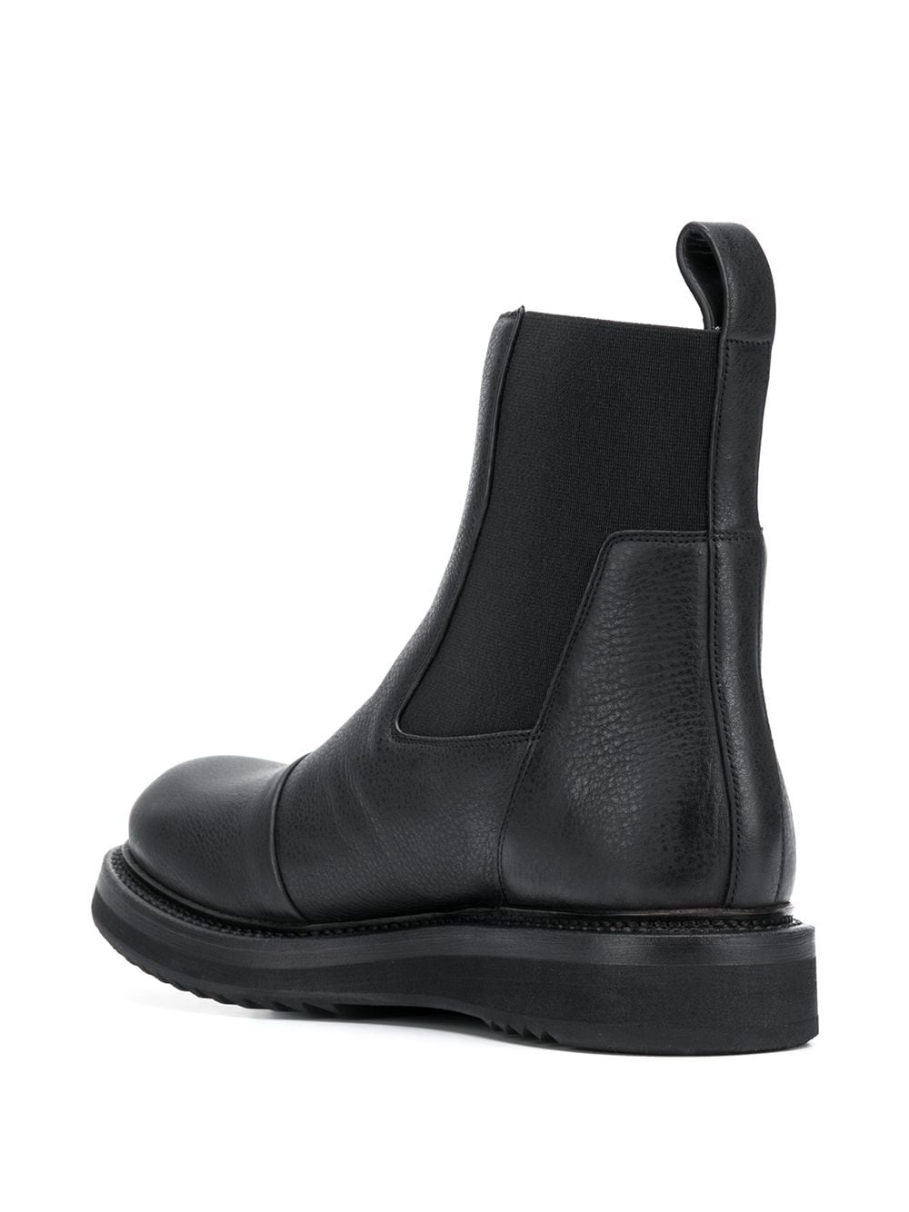 round toe elasticated boots - 3