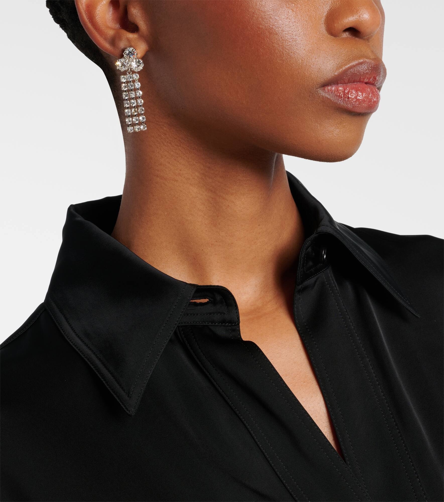 Crystal-embellished earrings - 3