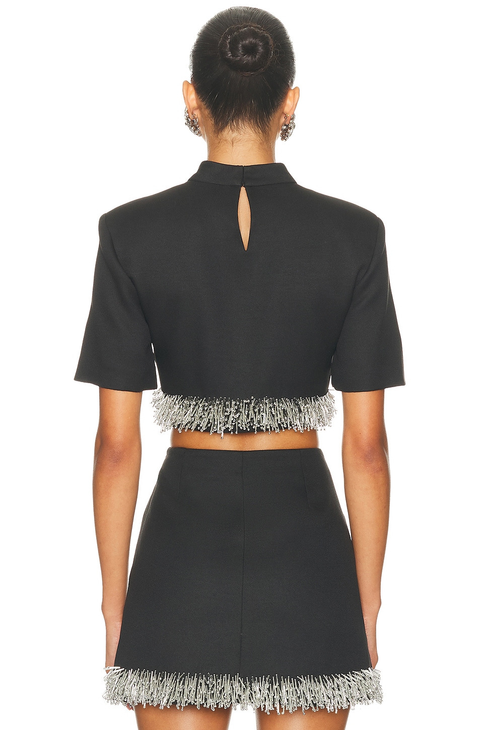 Jalen Short Sleeve Cropped Top - 3