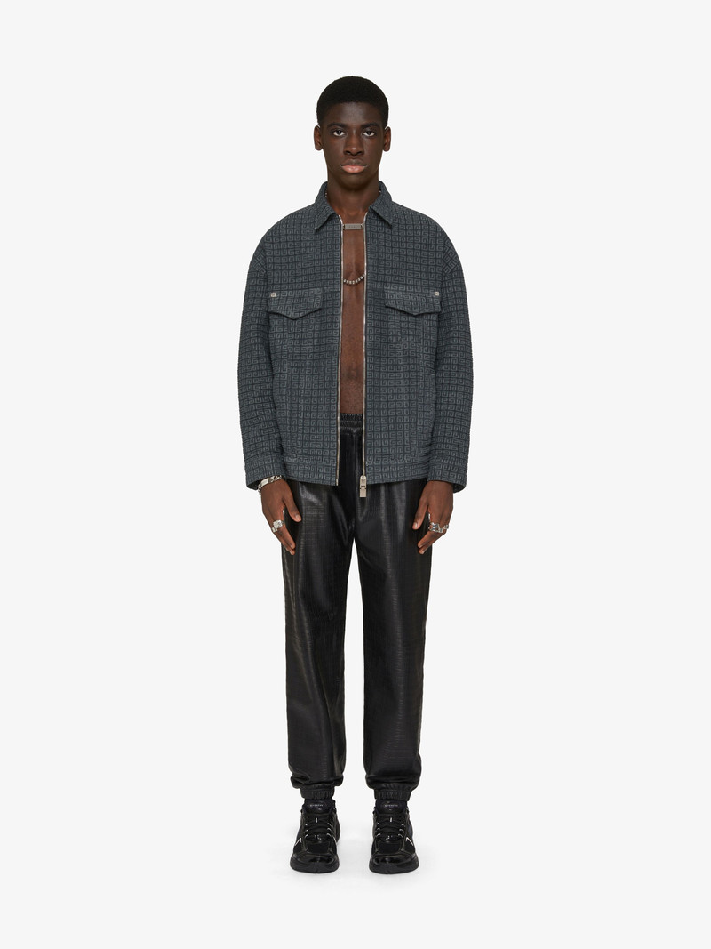 Givenchy JOGGER PANTS IN 4G LEATHER outlook