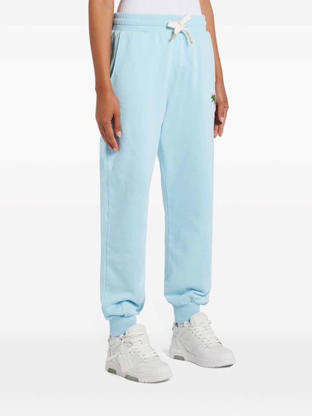 Tennis Club-embroidery track pants - 3