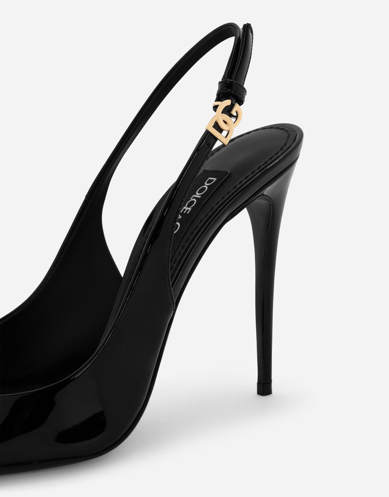 Patent leather slingbacks 5