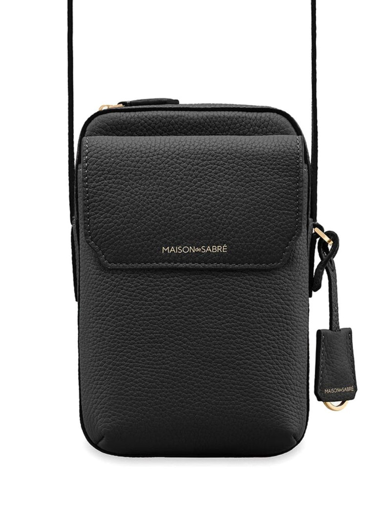 Leather Zip Phone Pouch 1