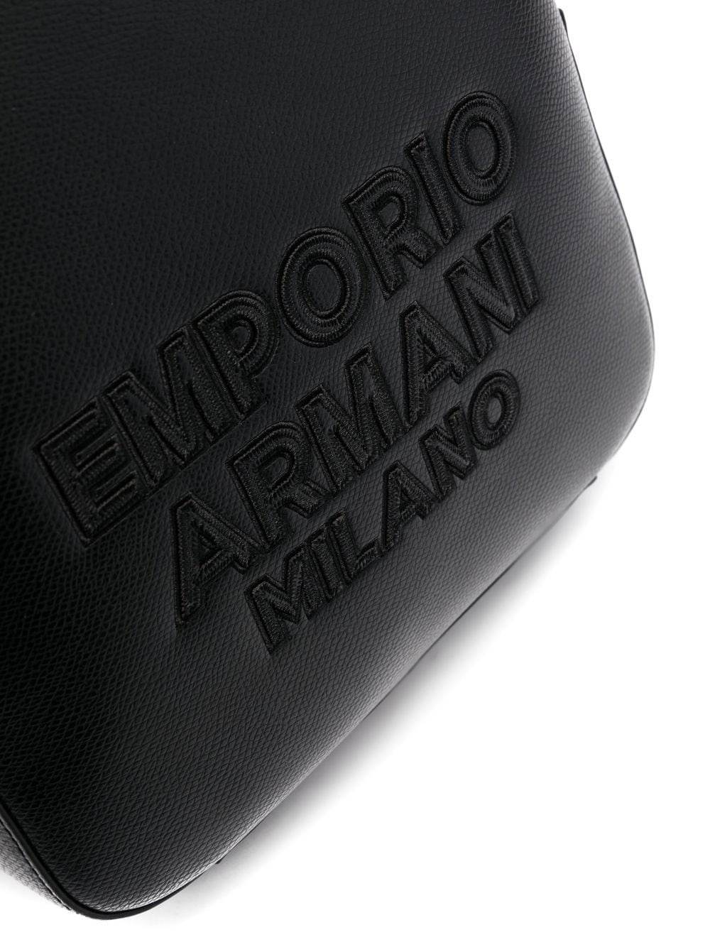 embroidered logo backpack - 4