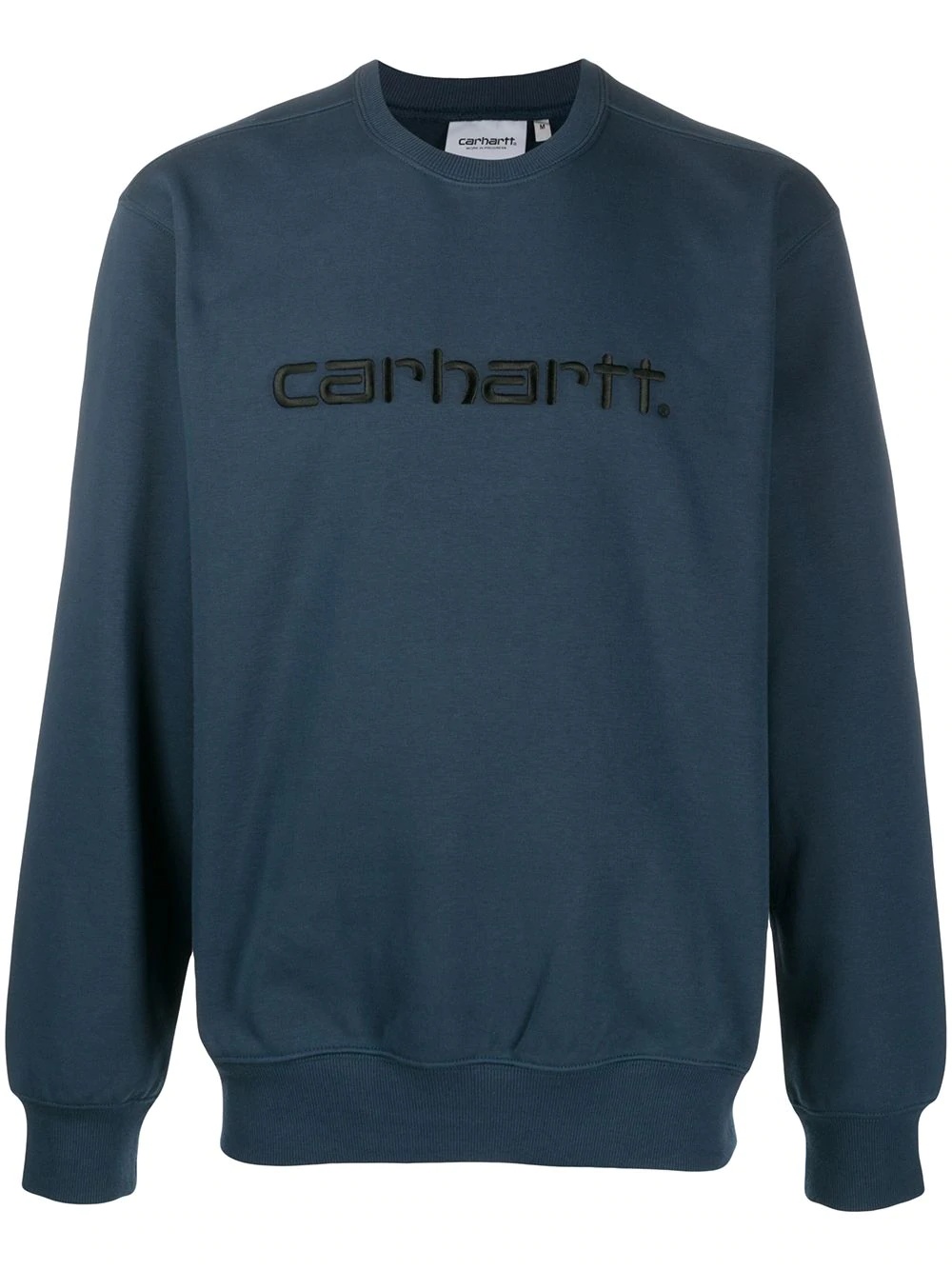 embroidered logo sweatshirt - 1