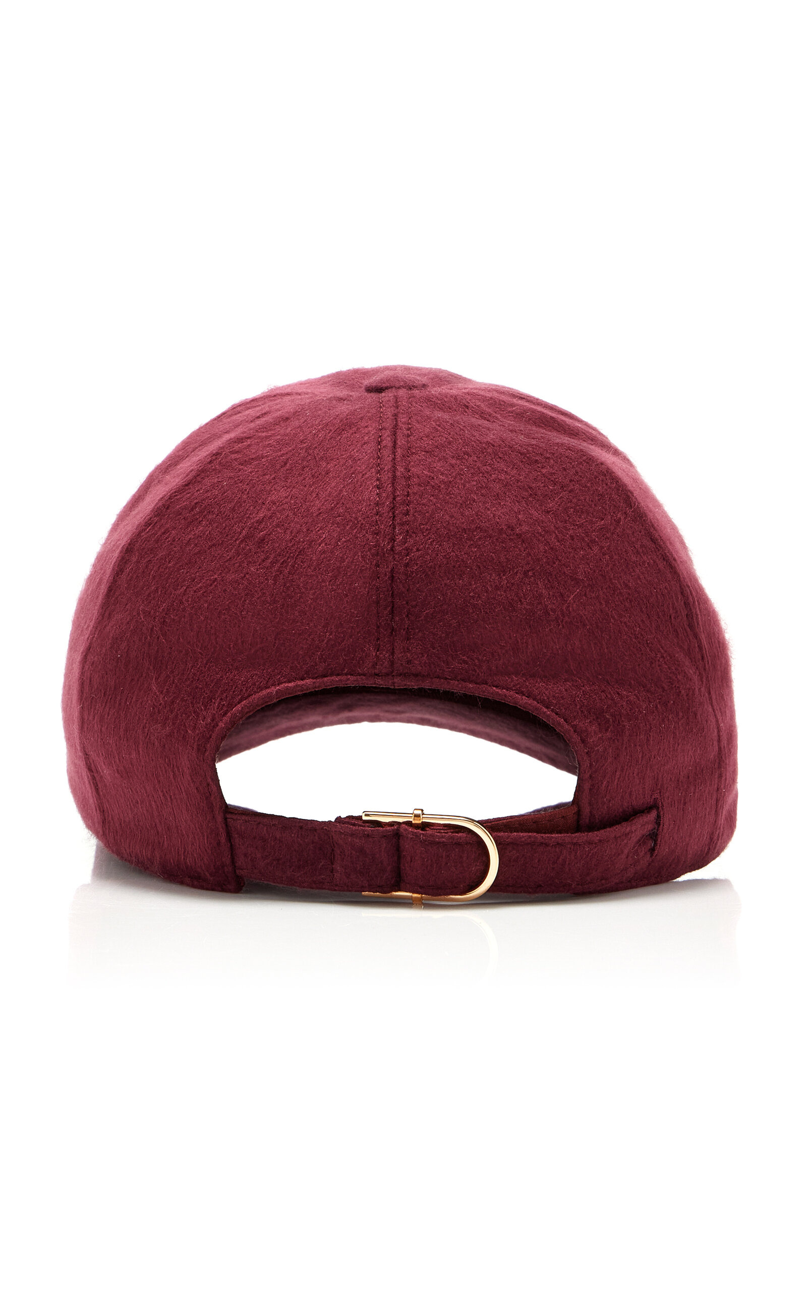 Zed Silk-Cashmere Boucle Baseball Hat red - 3