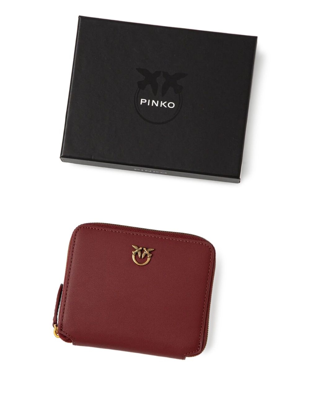 zip-around leather wallet - 4