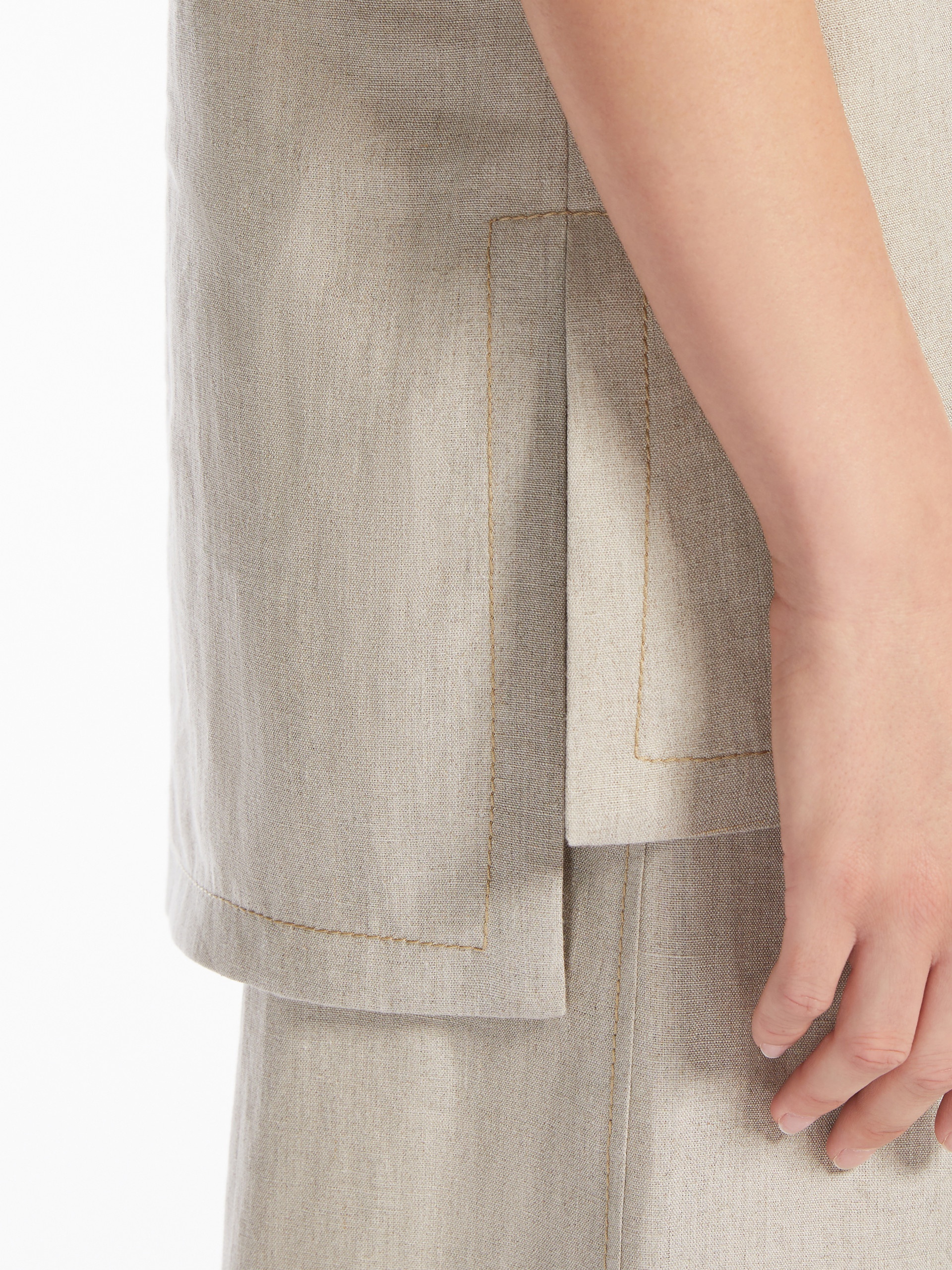 COLIMBO Linen canvas blouse - 5