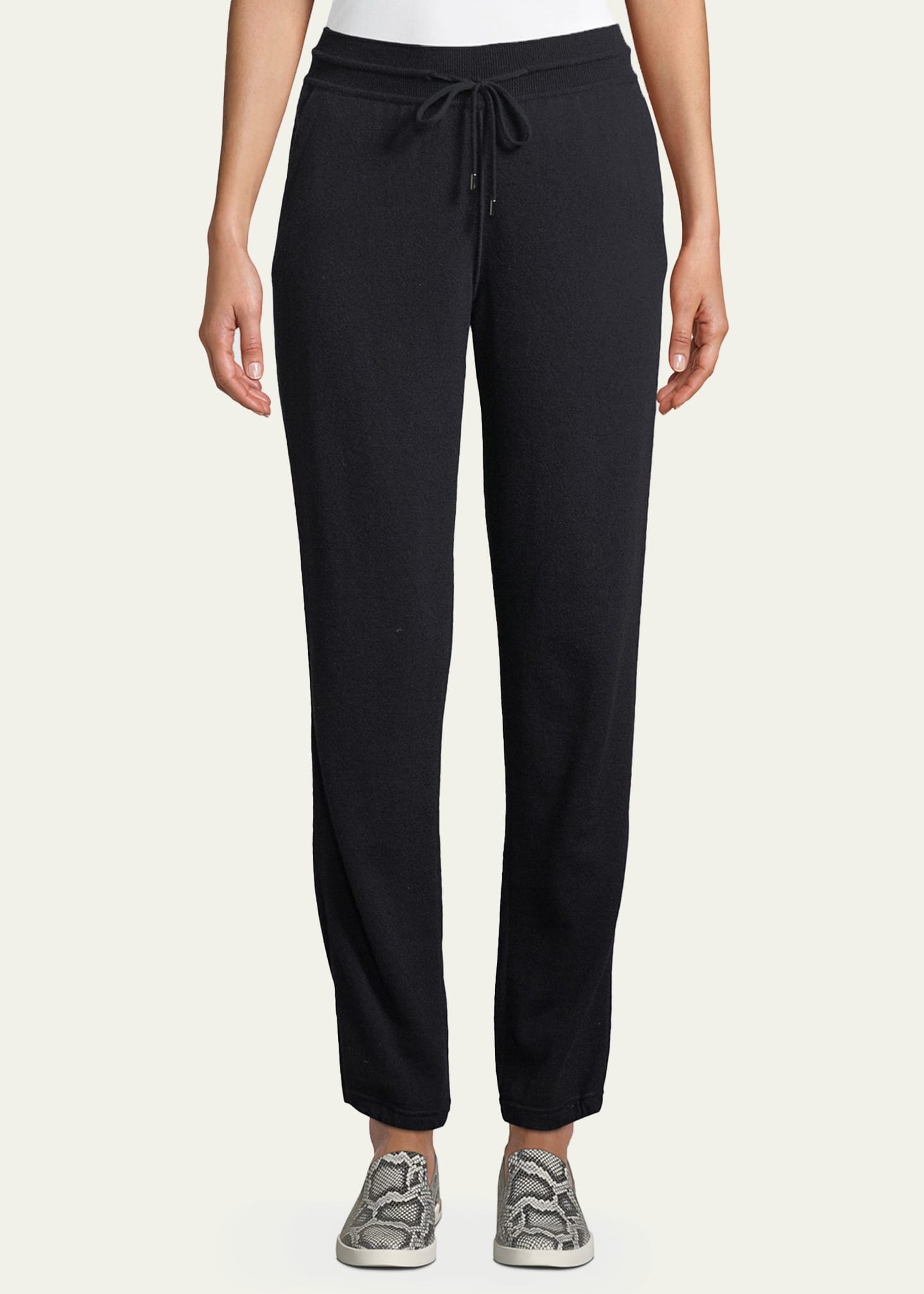 Merano Cashmere Drawstring Jogger Pants - 4