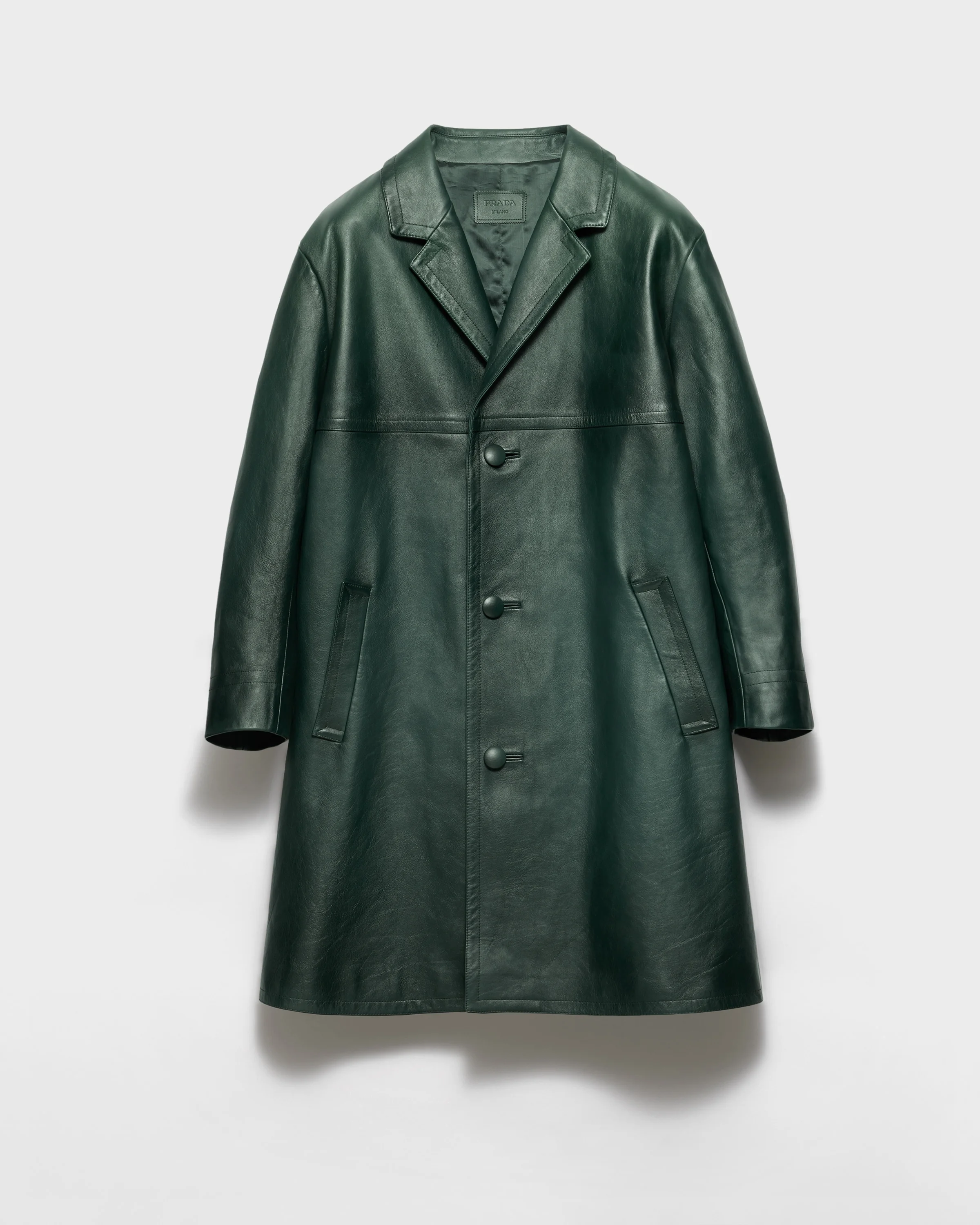 Leather coat - 1