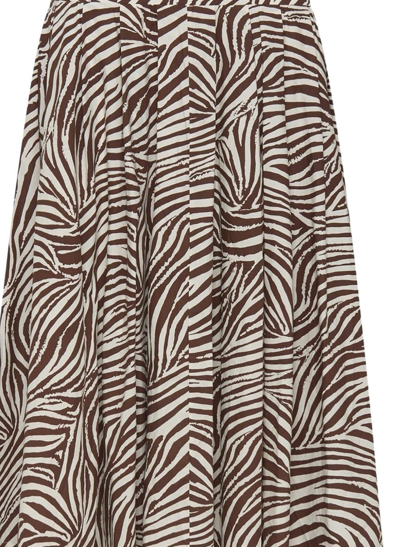 NICHOLAS Yasmin pleated midi skirt outlook