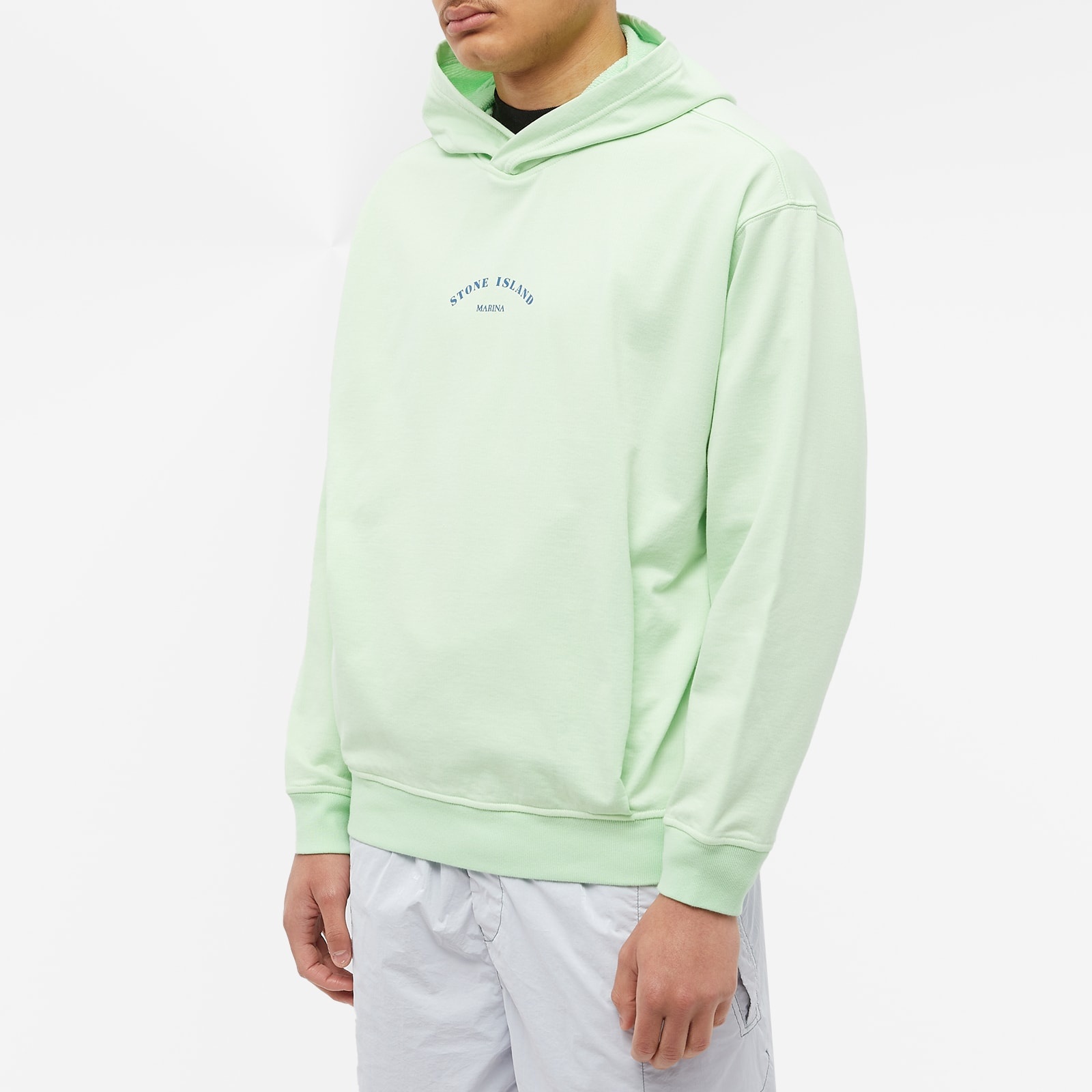 Stone Island Stone Island Marina Plated Dyed Popover Hoodie