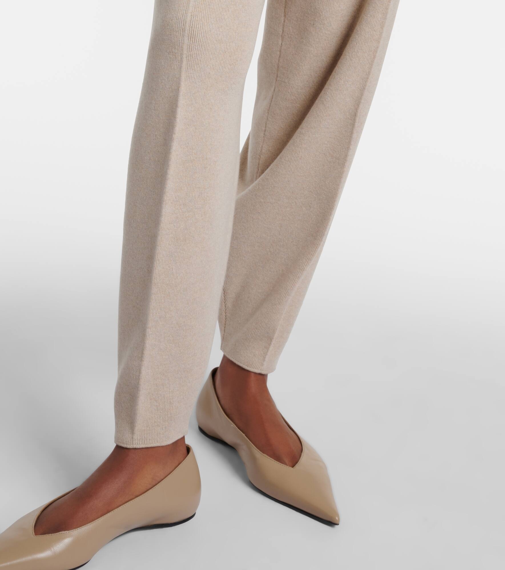 Ashi cashmere tapered pants - 5