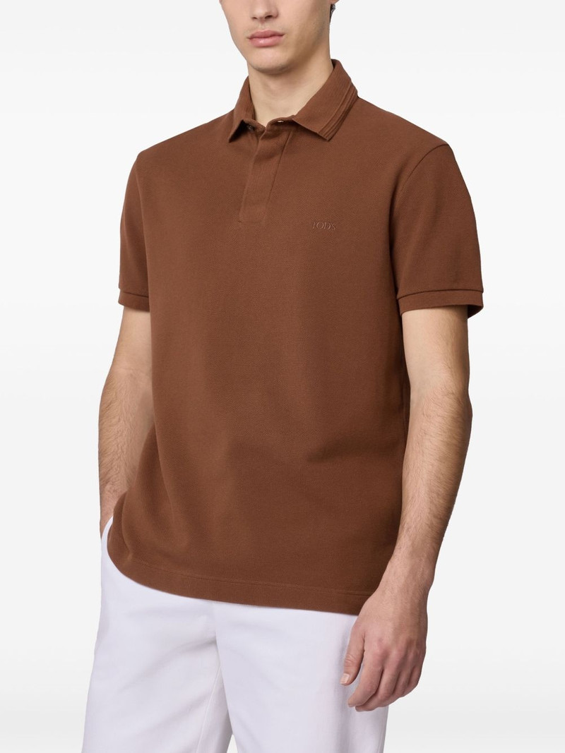 Tod's cotton polo shirt outlook