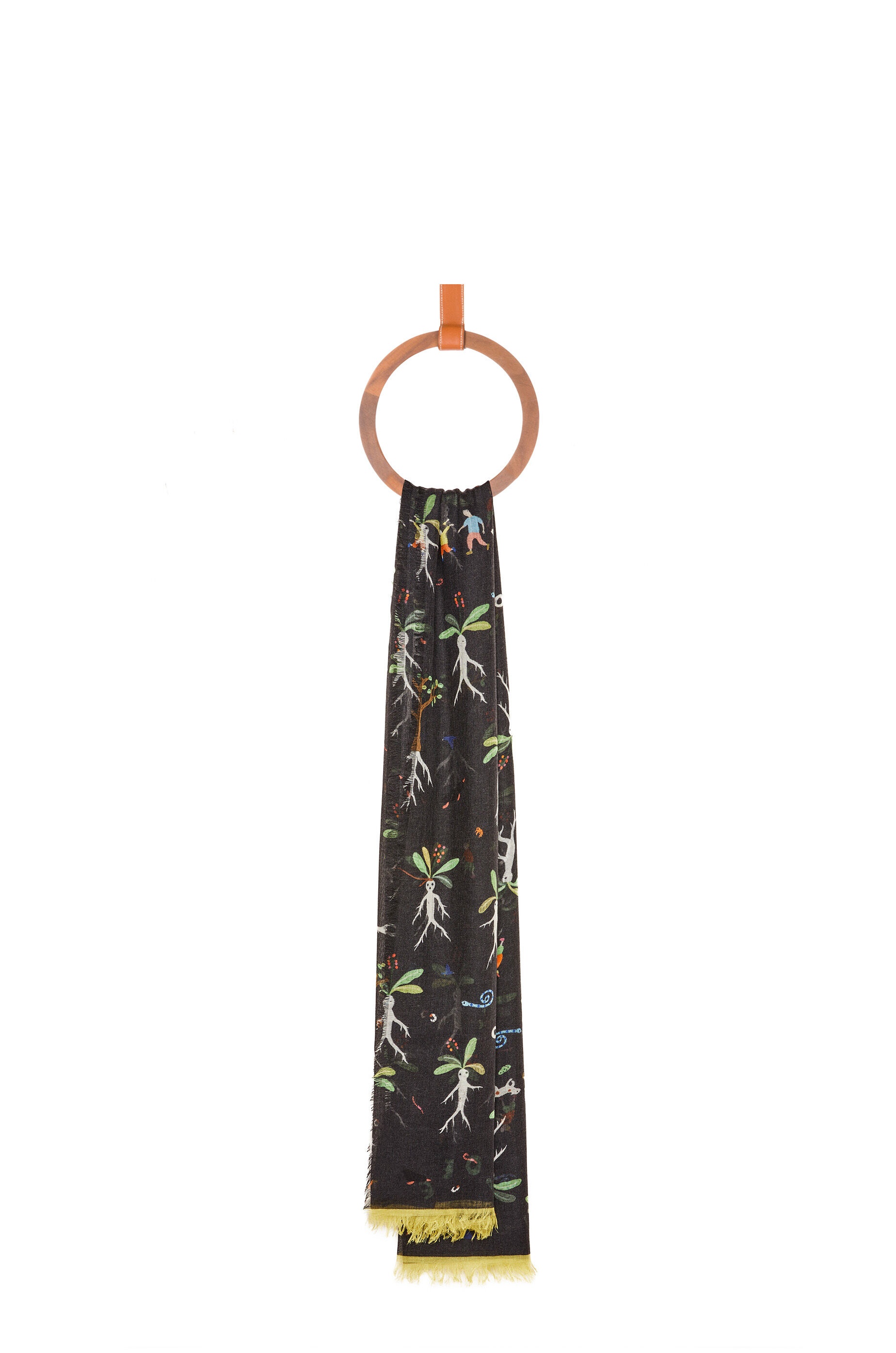 Scarf in cashmere and silk - 1