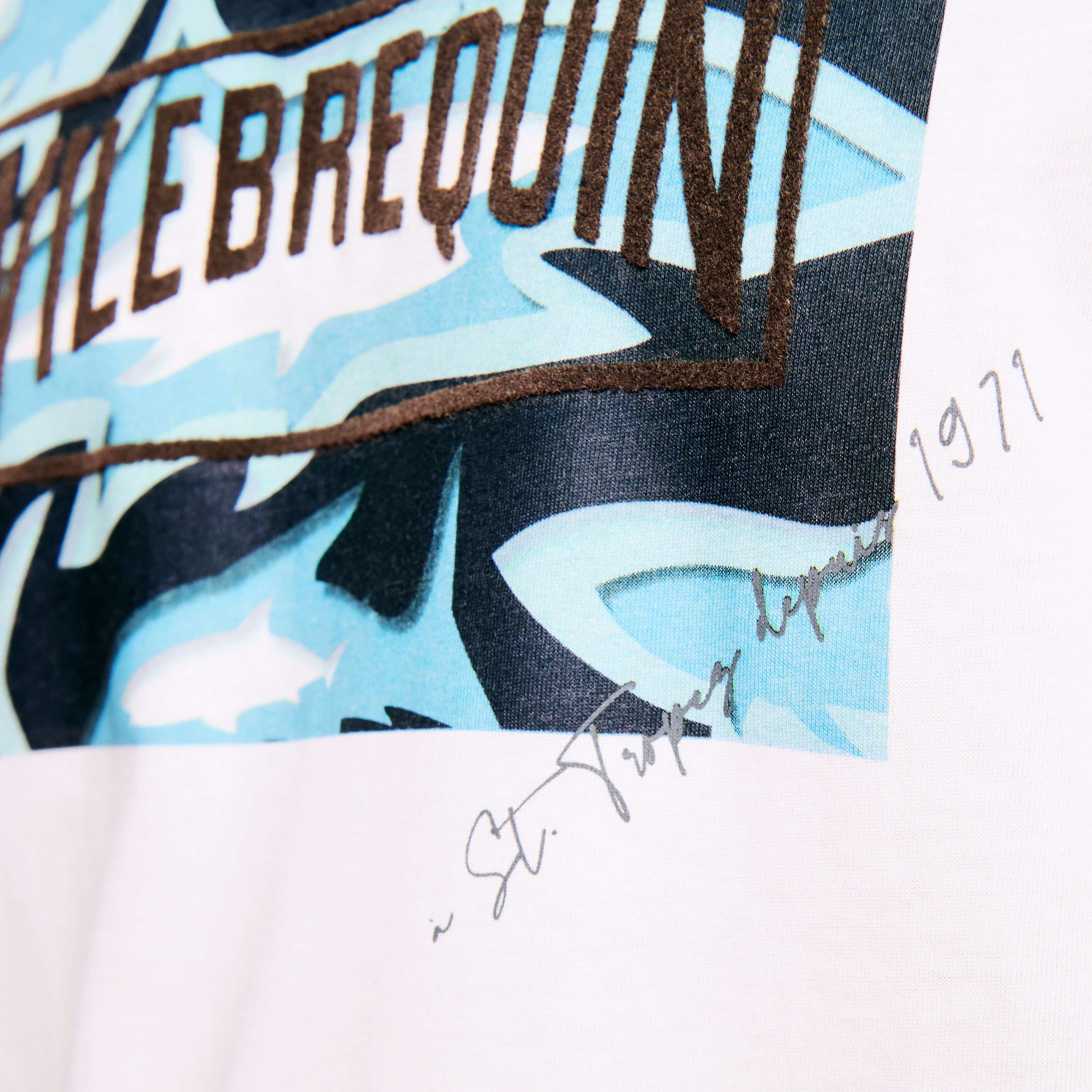 Men Cotton T-Shirt Requins 3D - 5