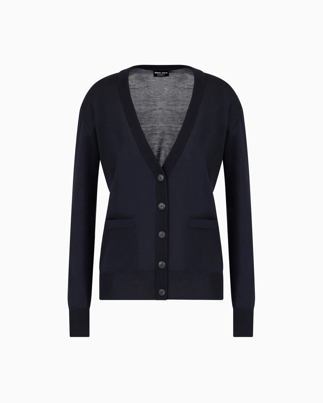 Pure cashmere long cardigan - 1