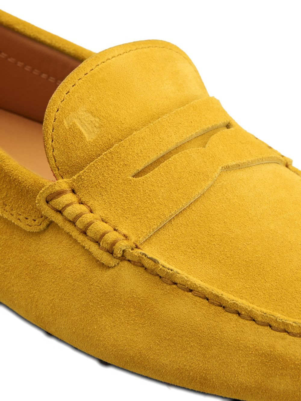 penny-slot suede loafers - 4