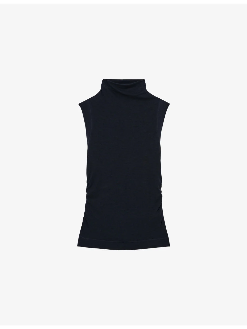 Hattie Funnel-Neck Jersey-Knit Vest - 1