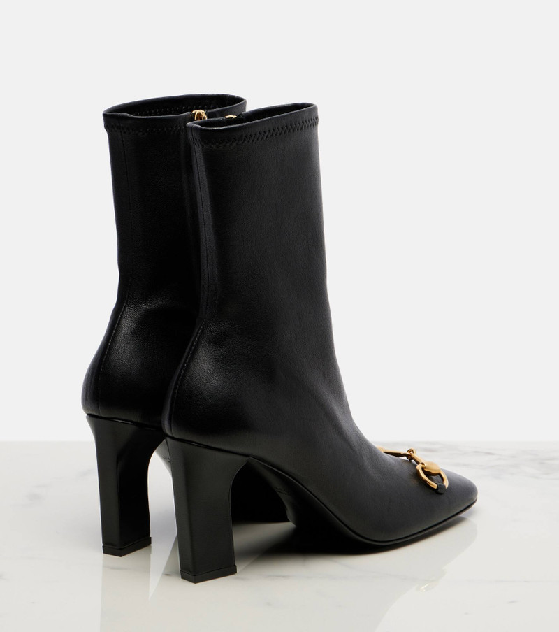 GUCCI Signora Horsebit leather pumps outlook