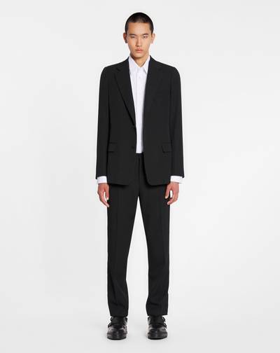 Lanvin CIGARETTE TROUSERS WITH SIDE BANDS outlook