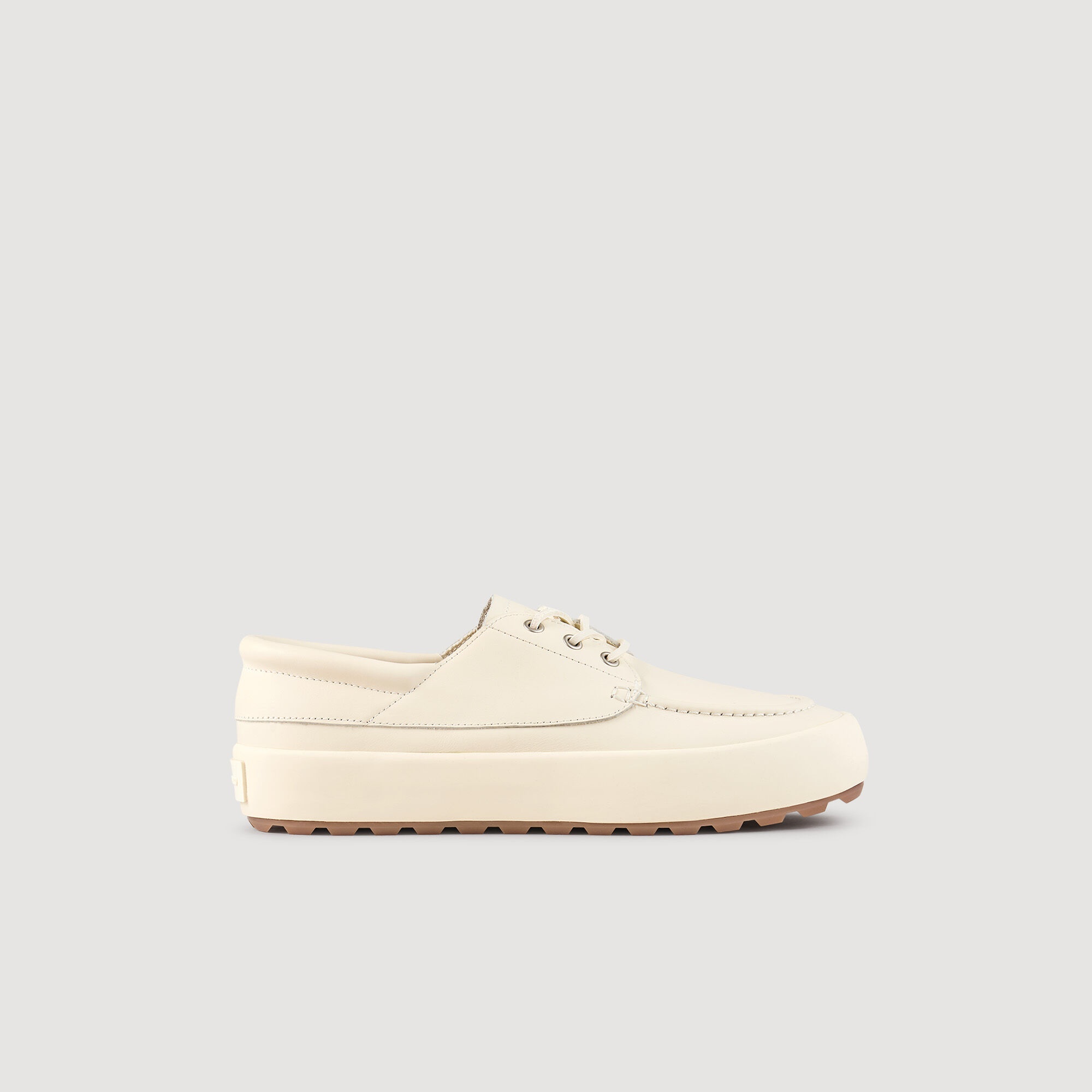 LEATHER BOAT SHOES - 1