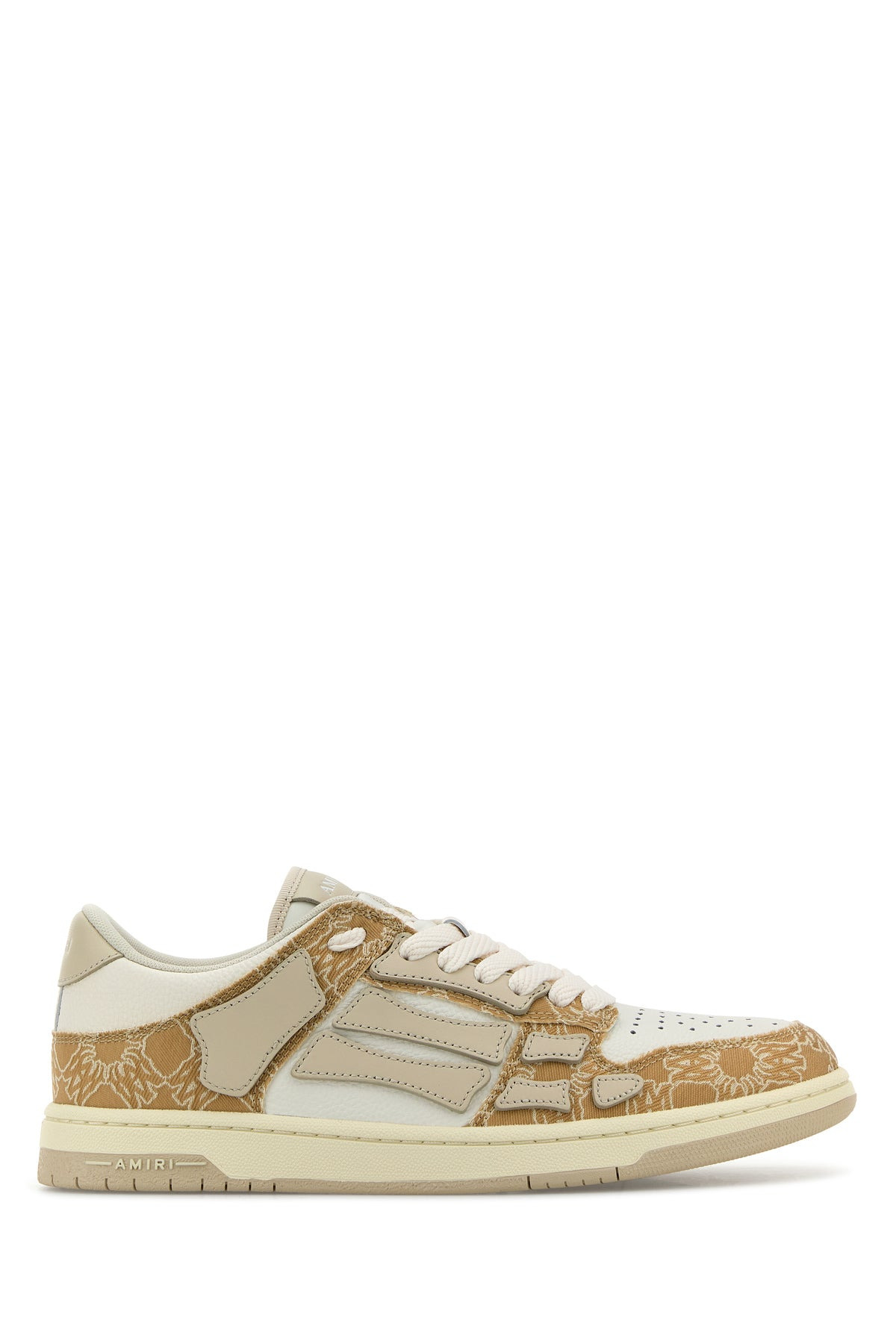 Multicolor leather and fabric Skel sneakers - 1