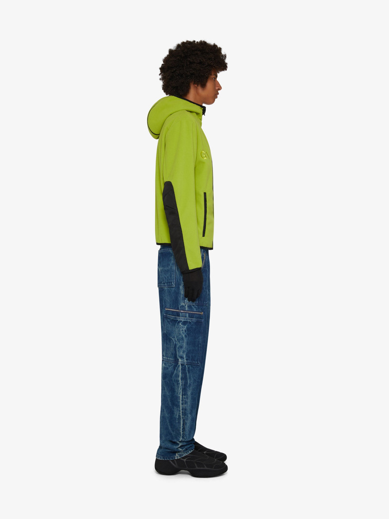 GIVENCHY FLEECE JACKET WITH HOOD 3