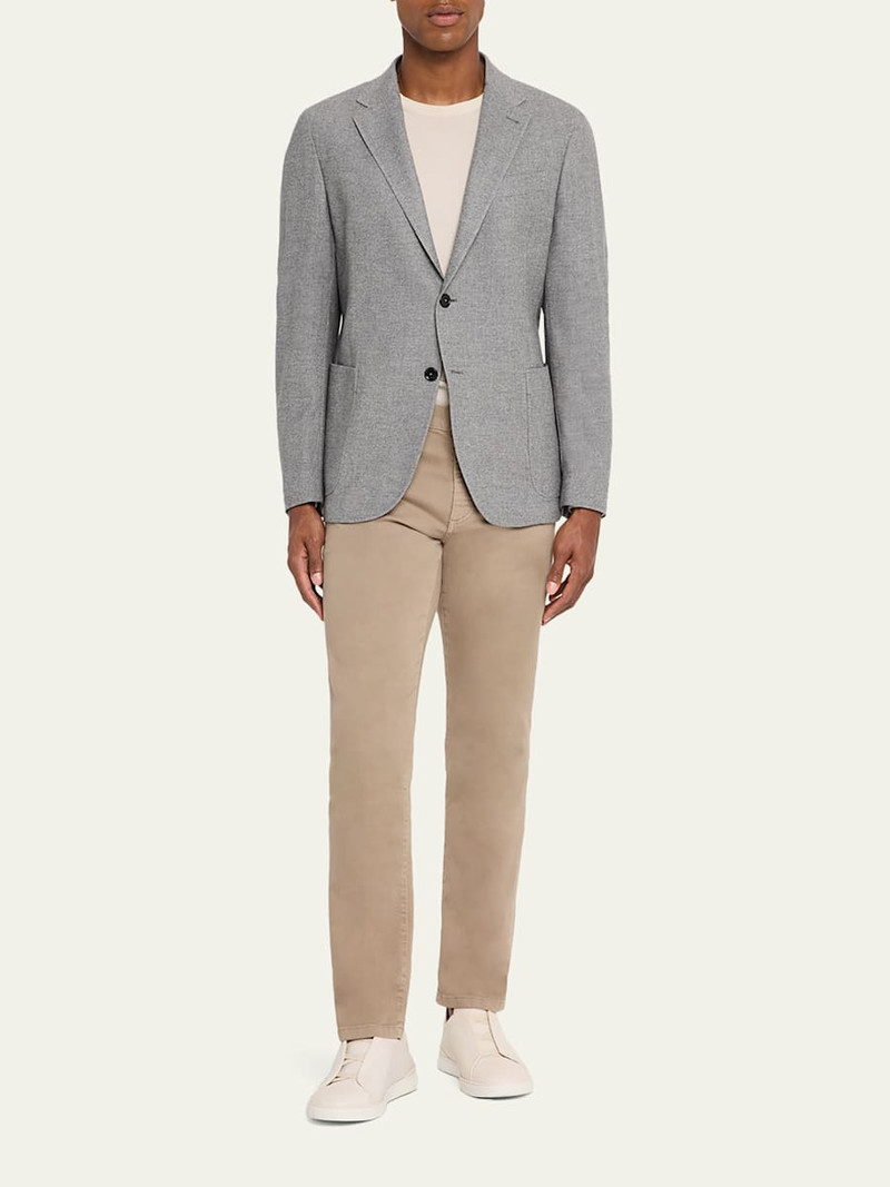 ZEGNA Men's Mélange Trofeo Cashmere Sport Coat outlook