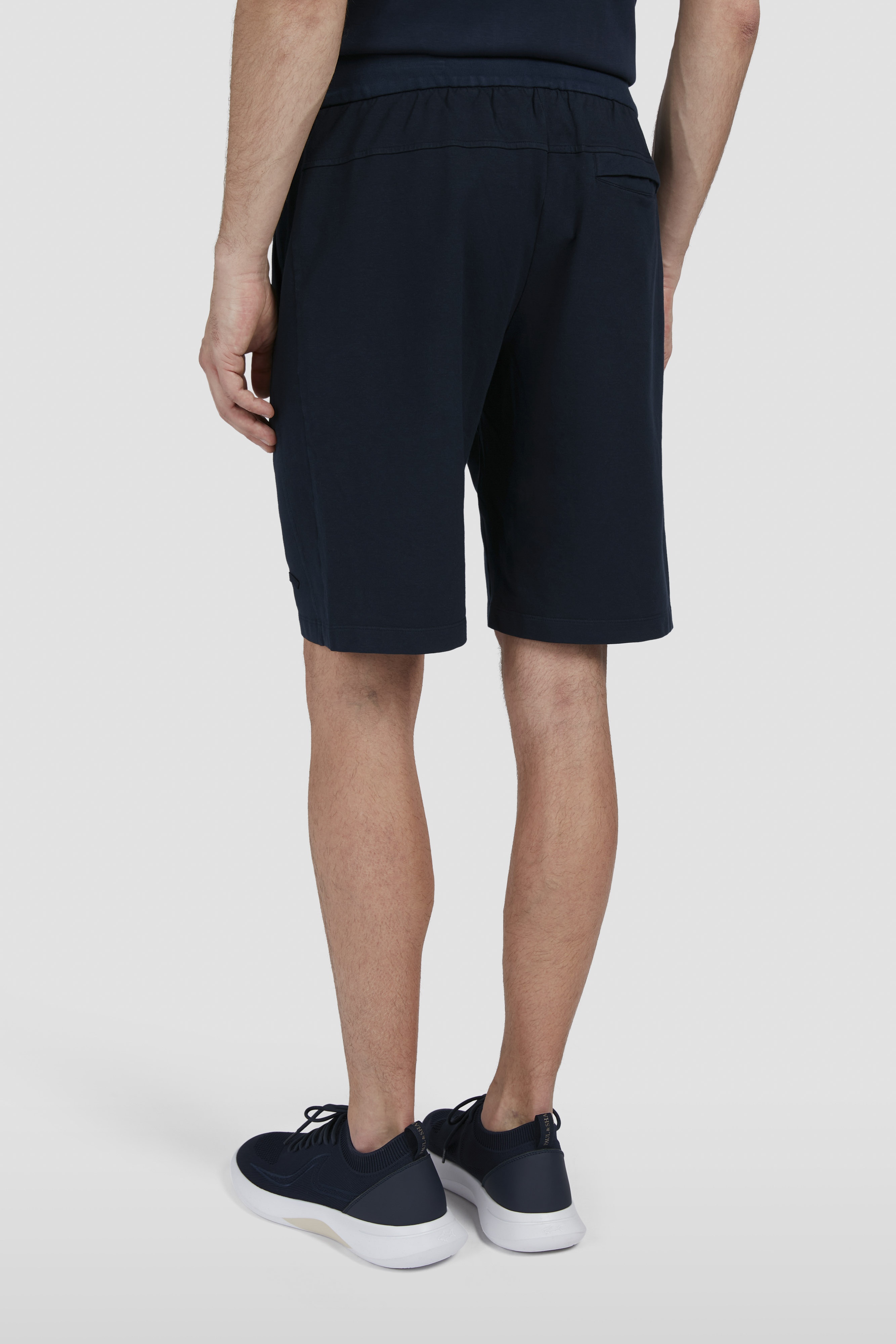 GARMENT-DYED BERMUDA IN X-SOFT FLEECE COTTON - 3