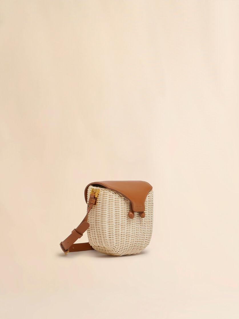 NATURAL RATTAN MIDOLLINO CROSSBODY BAG - 5