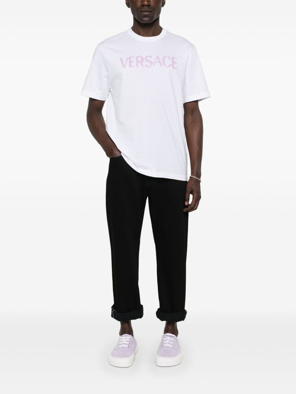 logo-print T-shirt - 2