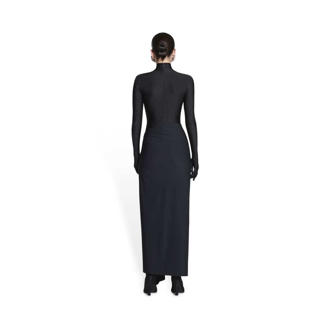 Women's Pareo Skirt in Black - 4