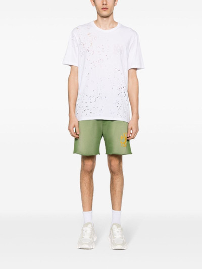 AMIRI logo-embellished cotton track shorts outlook