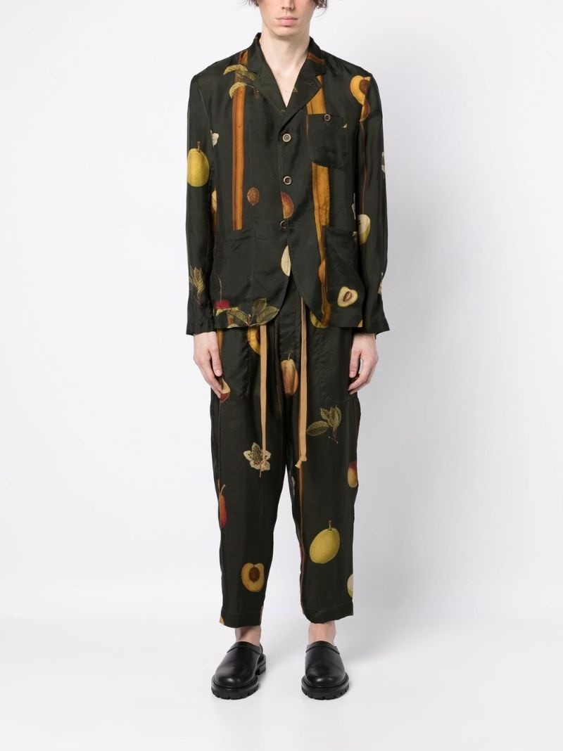 UMA WANG fruit-print Jai jacket outlook