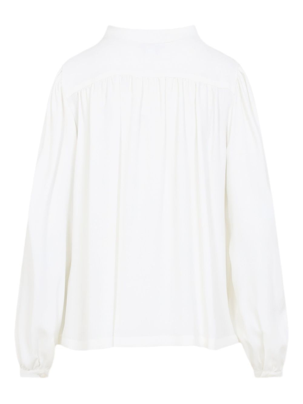 pussy bow-collar blouse - 2