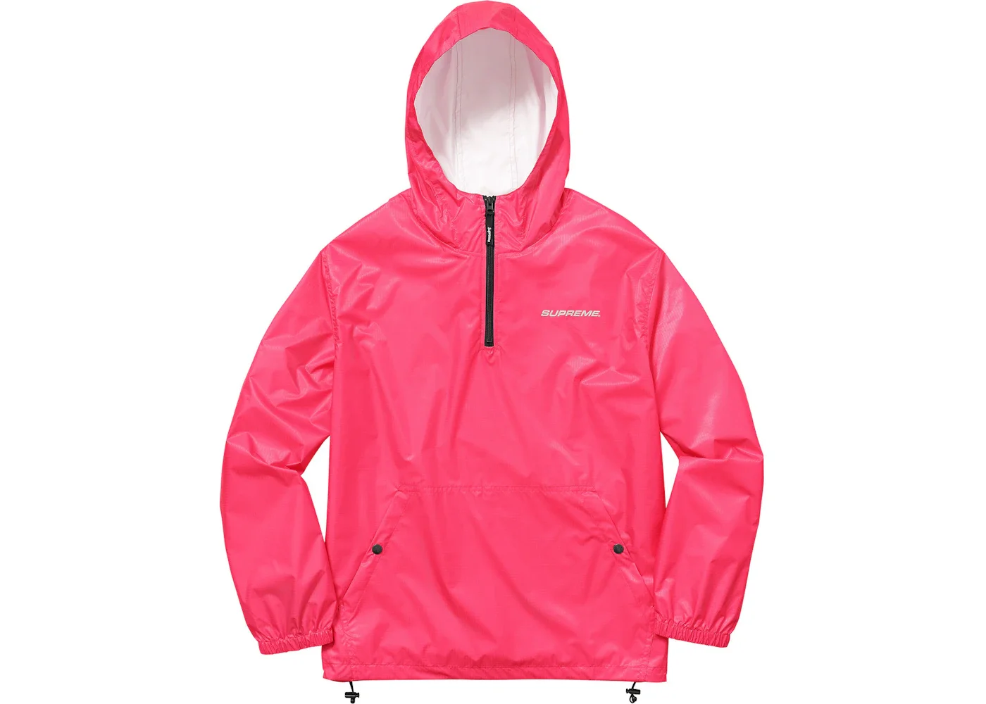Supreme Supreme Packable Ripstop Pullover (With Packable Bag) Pink