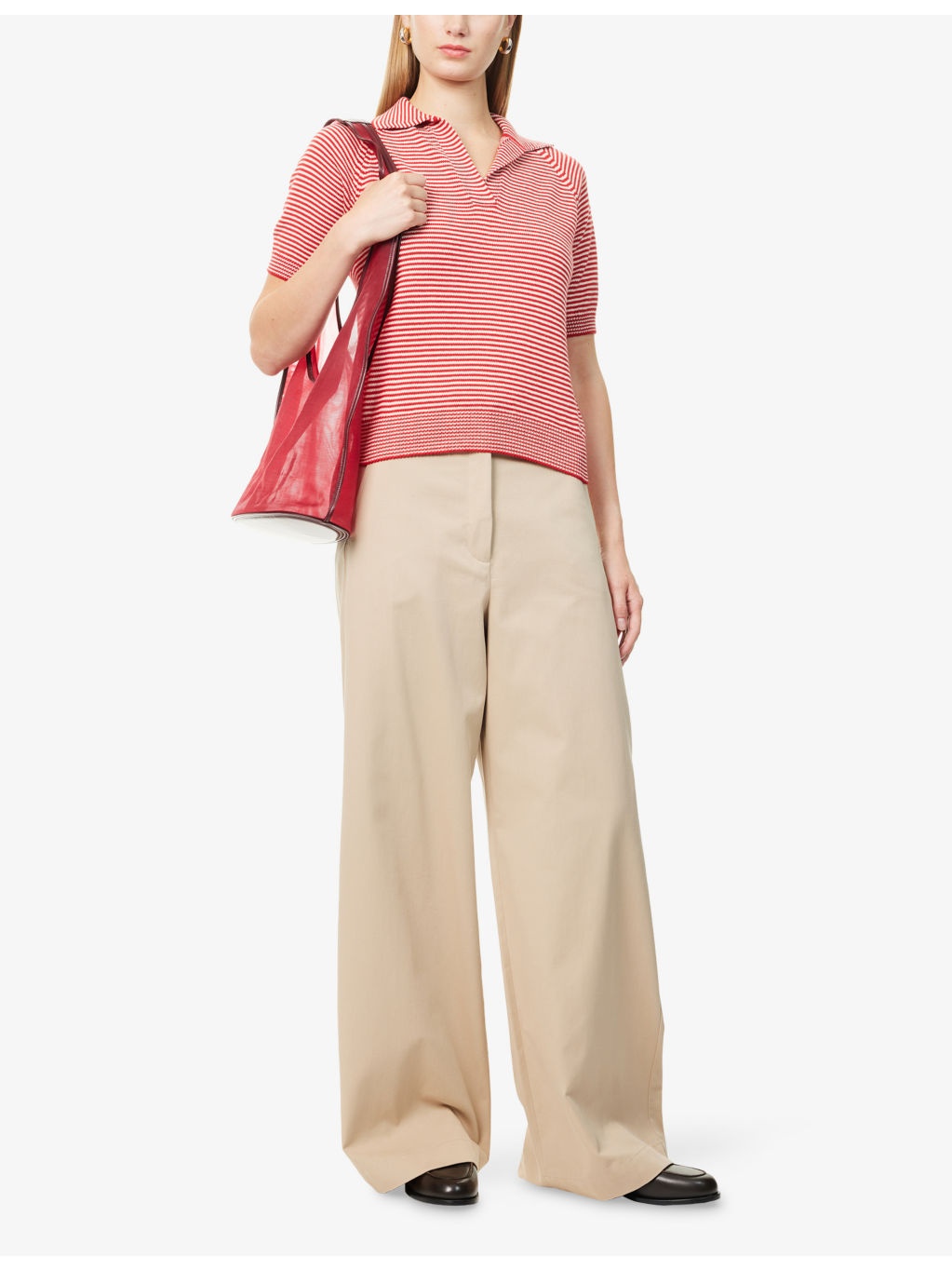 Alfeo Wide-Leg Cotton-Poplin Trousers - 2