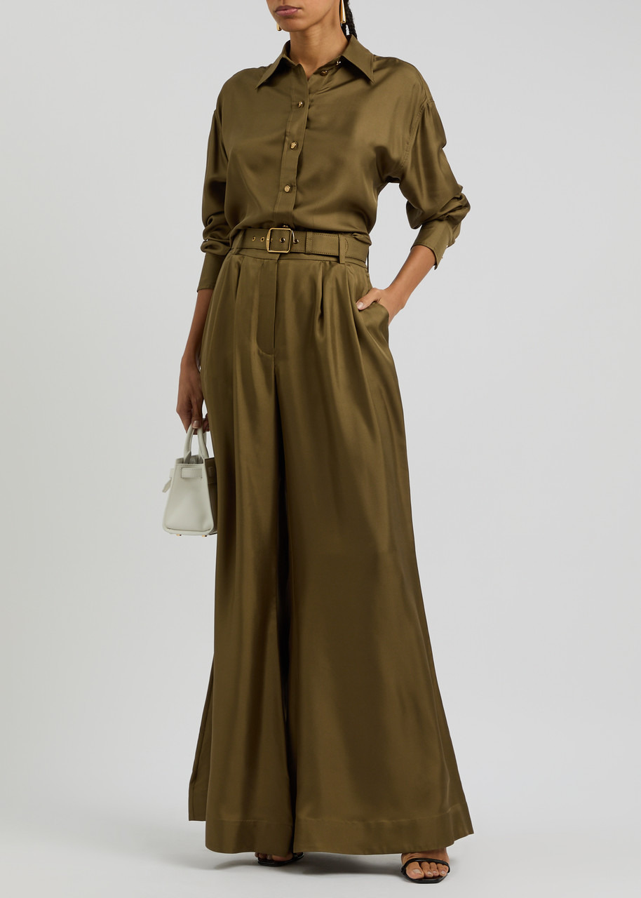 Zimmermann Crush Silk-twill Shirt - 4