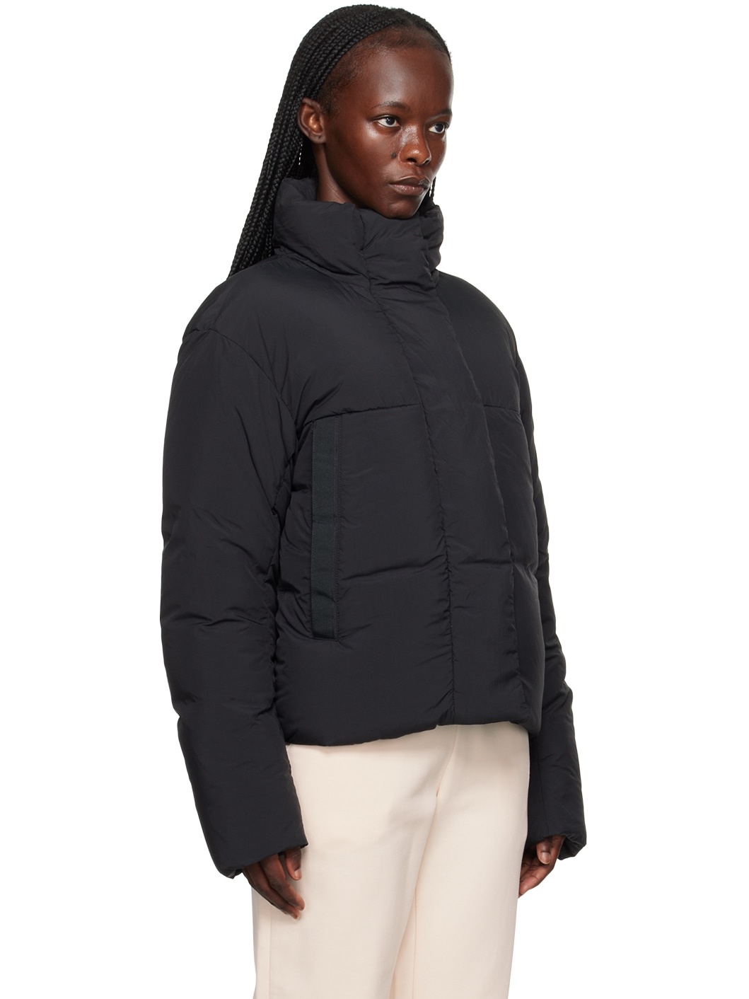 Black 'Black Label' Junction Down Jacket - 2