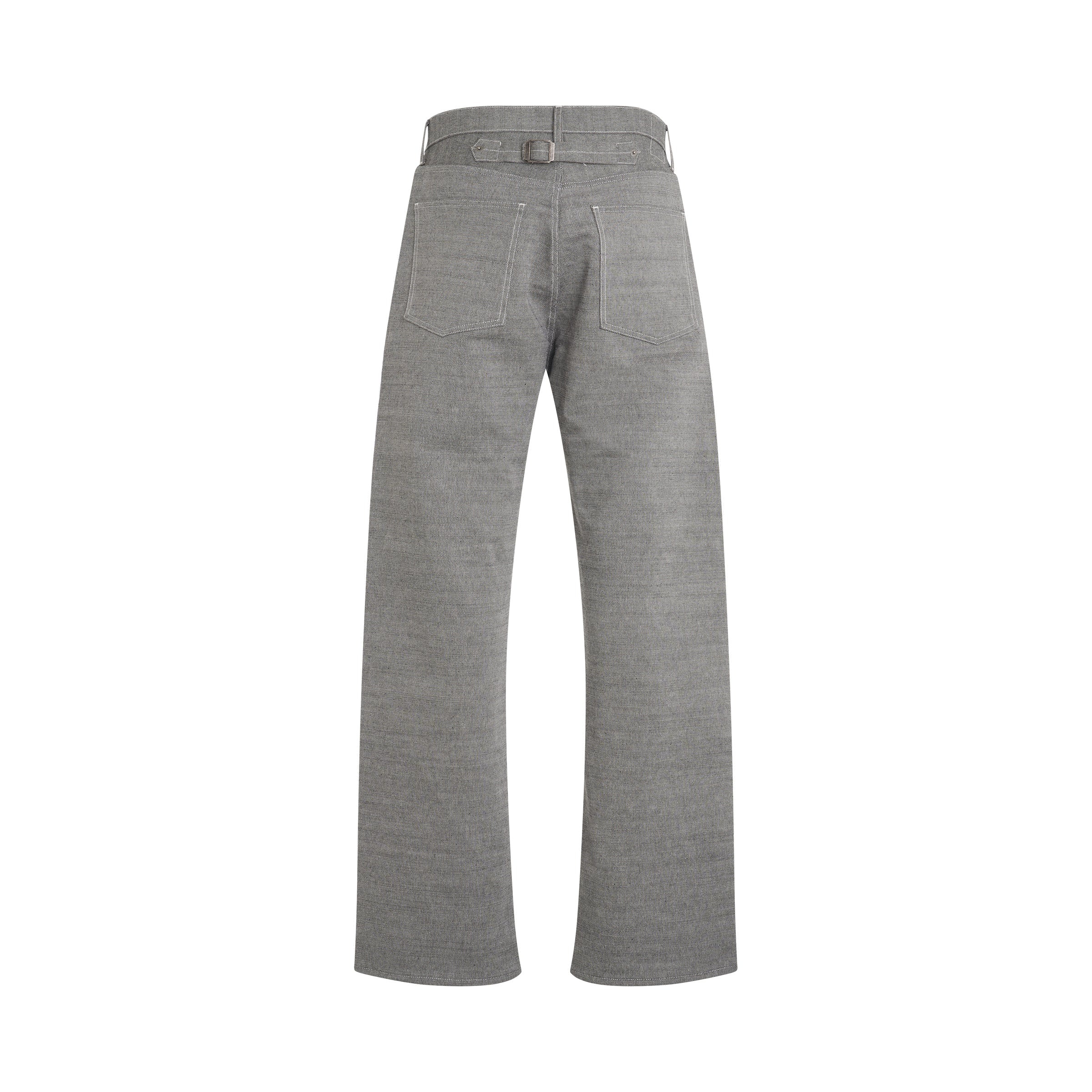 Maison Margiela Broken Twill 5 Pocket Pants in Caviar - 4