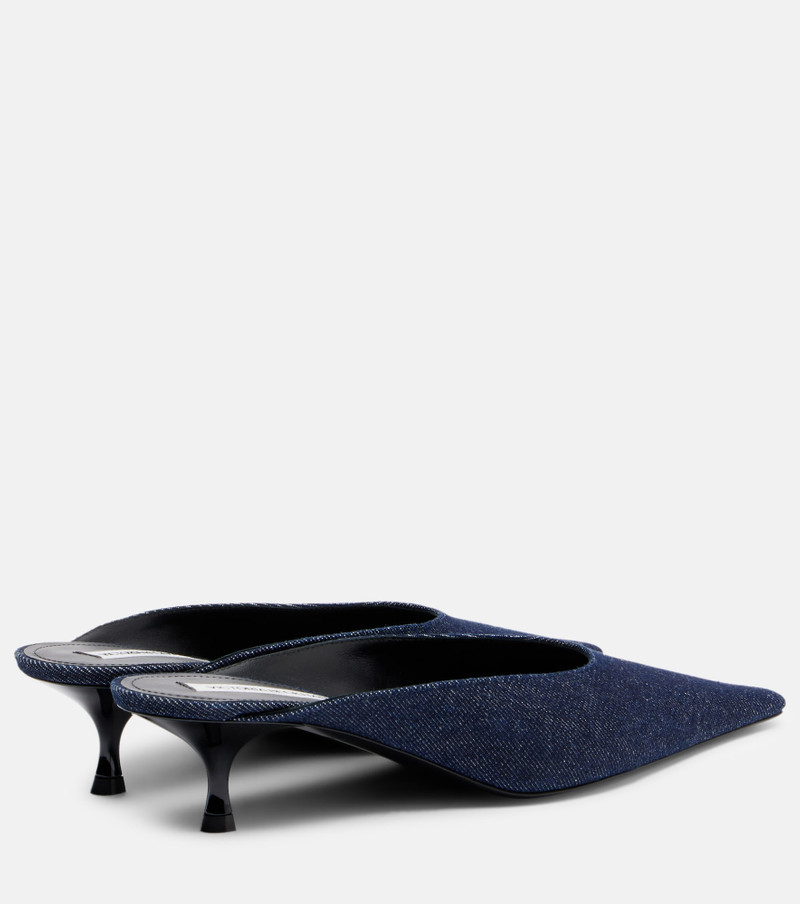 Victoria Beckham Sloan denim mules outlook