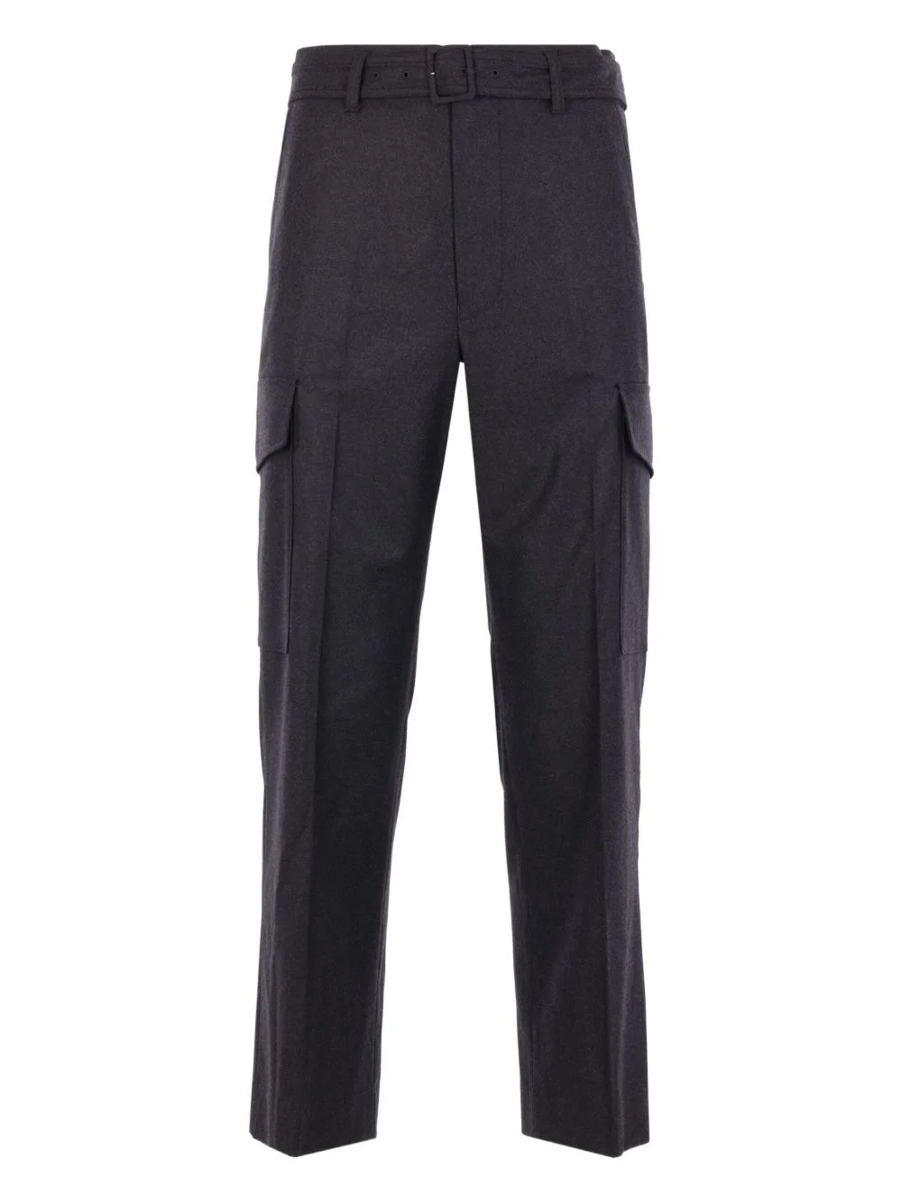 belted cargo trousers - 1