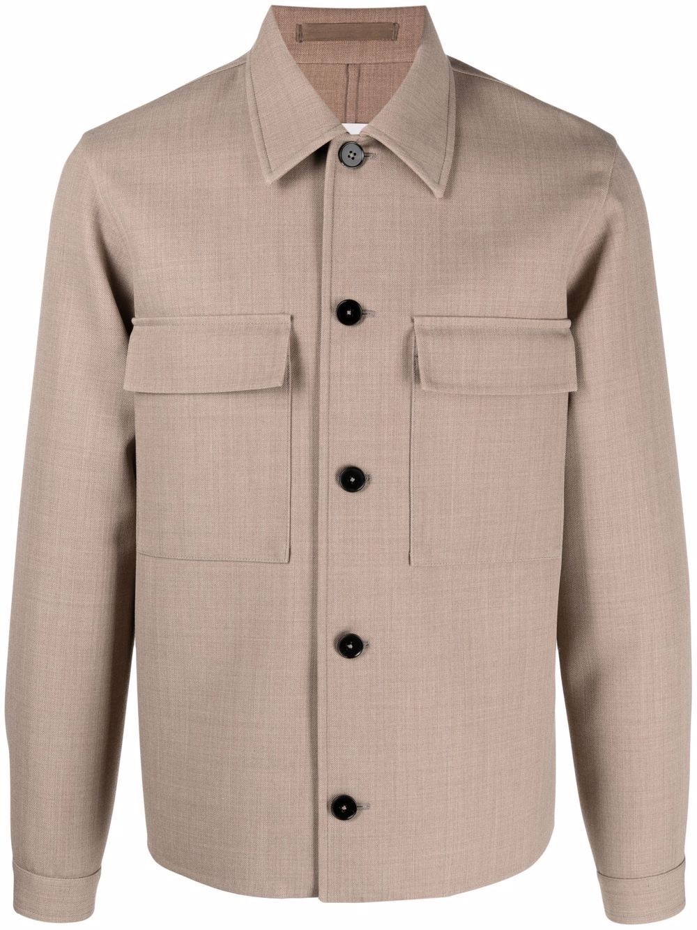 chest-pocket shirt jacket - 1